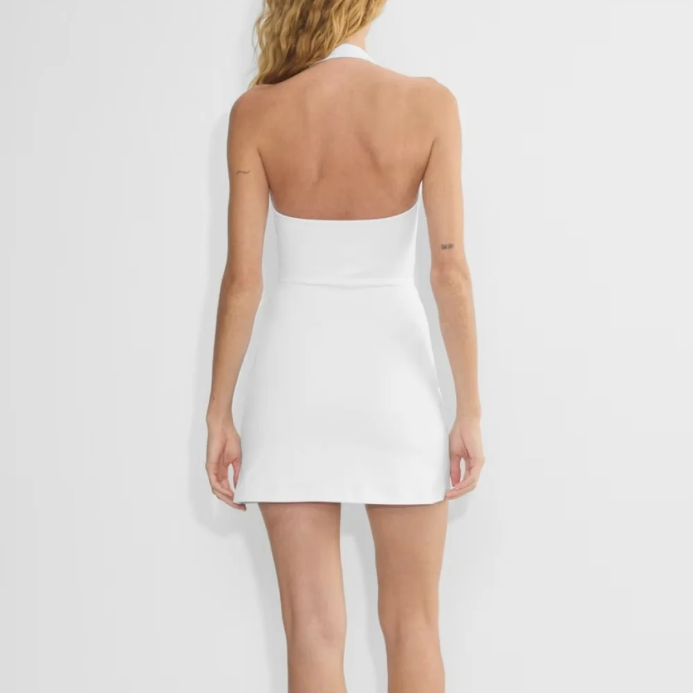 NWT Aritzia Halter Dress Wilfred Free Whistle Bodycon Medium - Picture 3 of 8